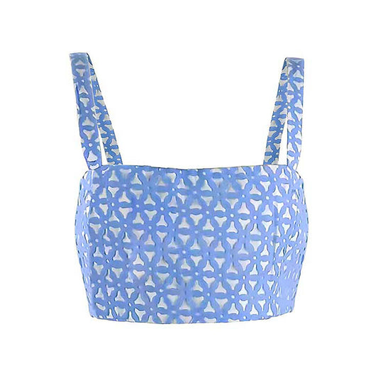 Hollow Hue Blue Print Sling