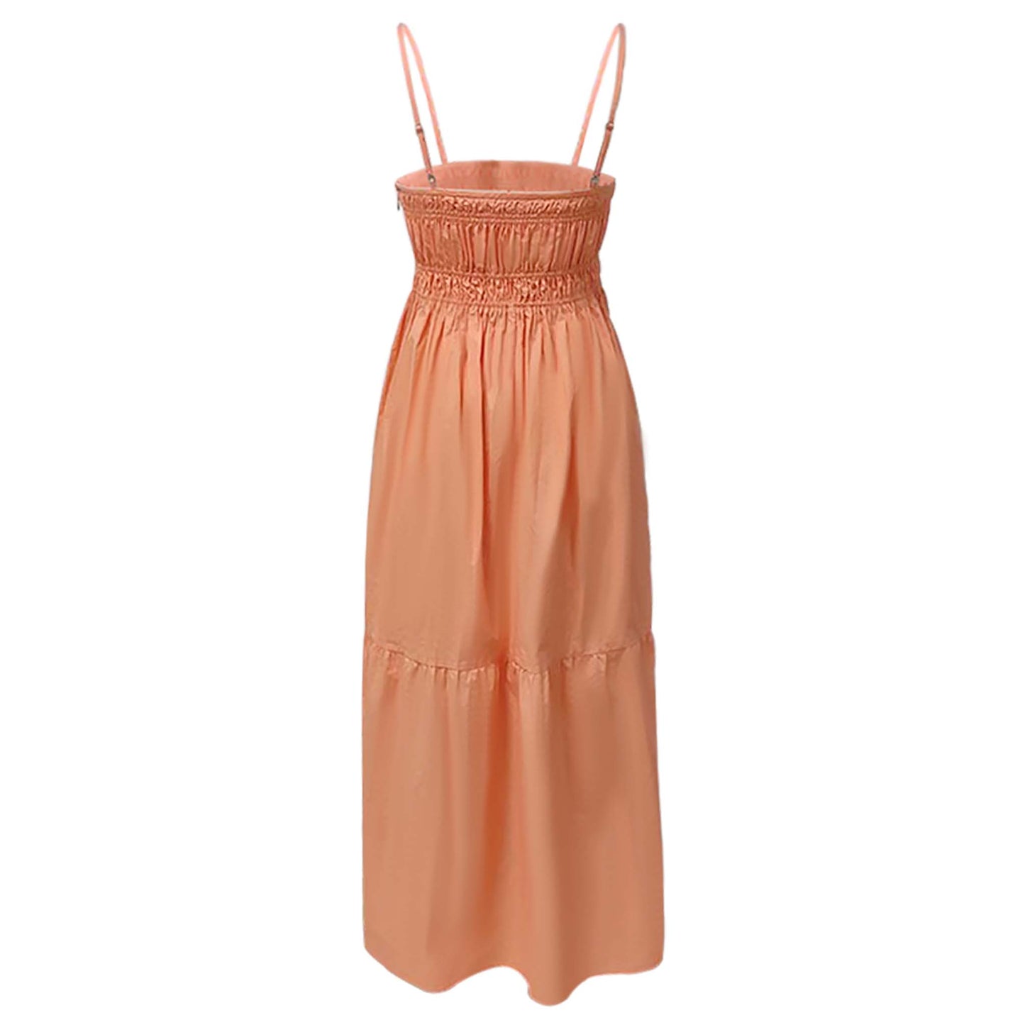 Organge Layered Slip Dress